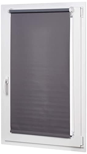 Amazon Basics Store enrouleur occultant avec revêtement de couleur assortie, 56 x 150 cm, Gris foncé