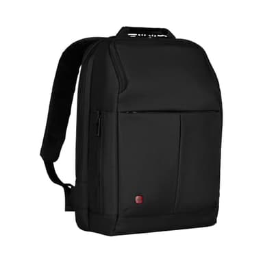 WENGER Reload 16 Sac à Dos pour Ordinateur Portable 16 Pouces avec Poche pour Tablette Tactile 10 Pouces, Système d’Organisation, 16 l, Femmes Hommes, Bureau Voyages d’Affaires Uni, Noir, 601070