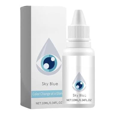 Changement de couleurs des yeux gouttes de fantaisie gouttes oculaires avancées des yeux éclaircissants liquide (bleu) (a)