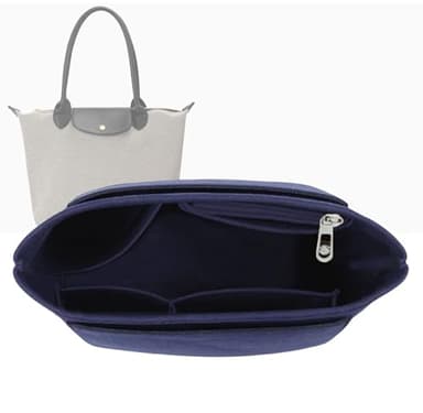 Lckaey Organiseur de sac à main pour organiseur de sac le pliage grand Y012-bleu marine/L