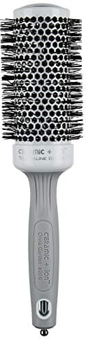 Brosse à cheveux ronde Olivia Garden Ceramic + Ion 45, brosse à cheveux ronde ionique antistatique avec corps en céramique et poils en nylon, 45 mm | lot de 1