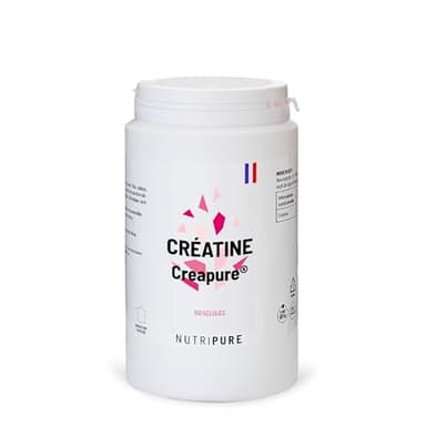 Nutripure | Créatine Monohydrate Poudre Creapure® 100% Pure | Neutre | Vegan | Augmentation Force Musculaire | Idéale pour les Sports Intensifs et la Musculation | 150 gélules |Fabriqué en Allemagne