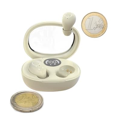 Mini casque Bluetooth invisible True Wireless Earbuds Sleep Headphones Buds Casque de sommeil Dormeur latéral Bluetooth Petit casque intra-auriculaire pour dormir Petites oreilles Plug pour dormir