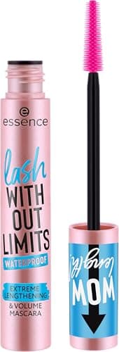 essence lash WITHOUT LIMITS WATERPROOF EXTREME LENGTHENING & VOLUME MASCARA 03 Black Waterproof, waterproof, longueur, volume, courbe, noir, 10ml