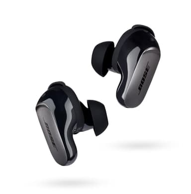 Bose QuietComfort Ultra Earbuds, Écouteurs sans fil à réduction de bruit, Écouteurs Bluetooth 5.3 avec audio spatial d’une grande autonomie, Noir