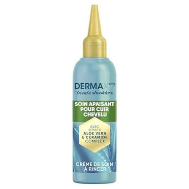 Head & Shoulders DermaXPro Soin Apaisant 145ml avec Extrait d’Aloe Vera et Complexe de Céramides, Apaise Instantanément les Cuirs Chevelus et Qui Démange et Booste l’Hydratation
