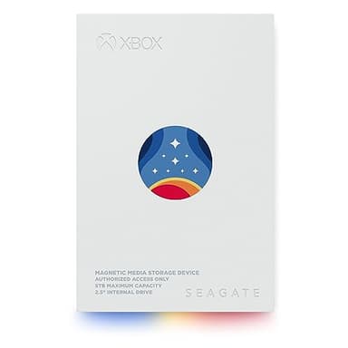 Seagate FireCuda Gaming HDD 5 to, Disque Dur Externe, PC Gaming, Starfield Special Edition, USB 3/2, Services Rescue valables 3 Ans, Modellnr.: STMJ5000400
