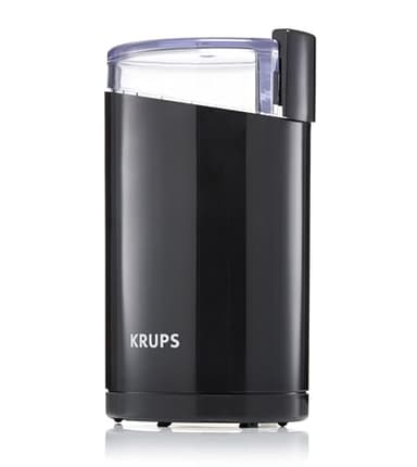KRUPS Moulin a café électrique Fast Touch, Capacité 75g, 200 watts ,F2034210, Noir