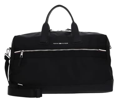 Tommy Hilfiger TH Elevated Nylon Duffle AM0AM11571, Sacs polochons Homme, Noir (Black), OS
