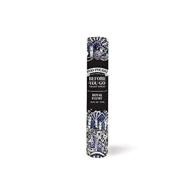Poo-Pourri Before-You-Go Spray pour toilettes Royal Flush, format voyage 10 ml – Eucalyptus et menthe verte