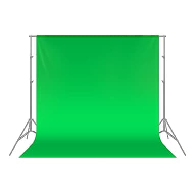 Neewer Toile de Fond de 6x9 pieds/1,8x2,8 mètres Pliable de 100% Mousseline pour Photographie, Vidéo et Télévision - Vert