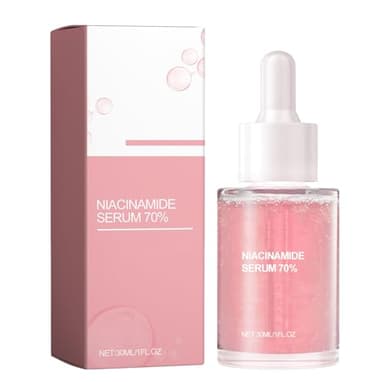 Niacinamide + Zinc Serum Visage Anti Imperfection, peau Sérum de niacinamide, Réduit Pores Dilatés Visage Niacinamide 70% Sérum