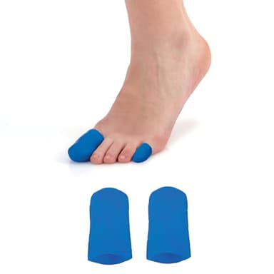 Sidas Gel Toe Cap - Capuchons pour orteils en gel X2, Mixte Adulte, Bleu, 36-41