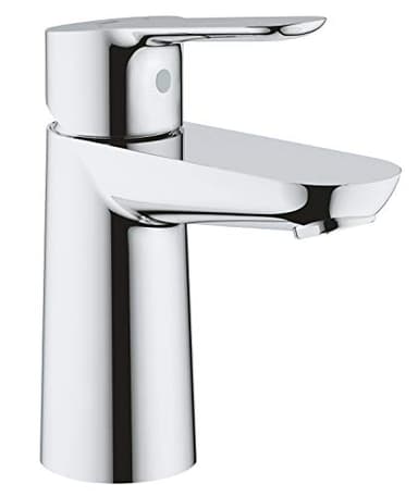 GROHE BauEdge | Robinet de salle de bain - batterie de lavabo monocommande, taille S | avec cartouche en céramique | chromé | 23330000