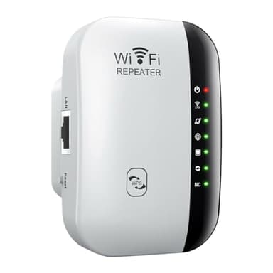 Hemobllo Répéteur WiFi Mbps sans Fil Amplificateur Signal Puissant Prolongateur Portée pour Maison Bureau Hôtel
