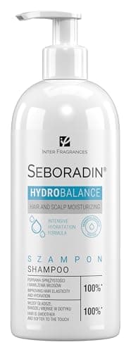 Seboradin Shampooing Hydratation Intense Pour Tous Types De Cheveux Et De Cuir Chevelu Hydratation Pour Cheveux Secs Élasticité Améliorée Aloe Vera Eau De Lavande Hydro Ballance 400 ml