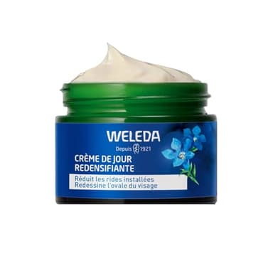 WELEDA - Crème de Jour redensifiante GENTIANE BLEUE ET EDELWEISS - Soin anti-âge redensifiant dès 50 ans - Peaux matures - NATRUE* - Vegan*** - 40 ml
