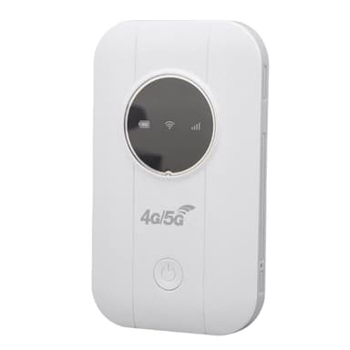 Denash Routeur Hotspot WiFi 4G 5G LTE Portable, Prise en Charge des Appareils de 300 Mbps 10 Appareils, avec Une Batterie de 3650mAh pour Le Camping RV Travel