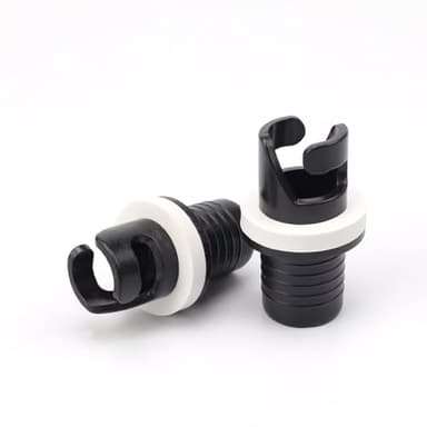 CHSEROK 2 Pièces Adaptateur de Tuyau de Pompe de Kayak Gonflable, Ø 21mm Adaptateur de Tuyau de Pompe à Pied pour Bateau, Adaptateur de Kayak, pour Bateaux Gonflables, Kayaks, Planches Surf