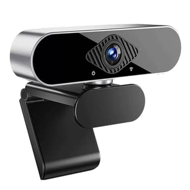eBoutik - Webcam de jeu HD 1080p avec microphone – Prise USB 4K pour caméra de jeu pour PC, Mac ou ordinateur portable pour appels vidéo professionnels et streaming de jeux – Cadeau pour Noël