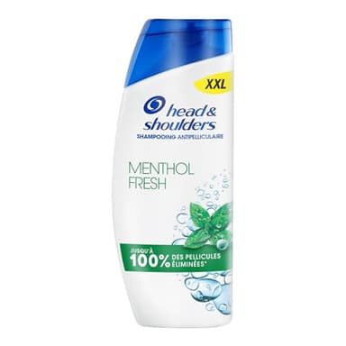 Head & Shoulders Menthol Fresh Shampoing Antipelliculaire 625ml. Usage Quotidien. Jusqu'à 100% des Pellicules Éliminées, Cliniquement Prouvé. Tous Types de Cheveux et de Cuir Chevelu