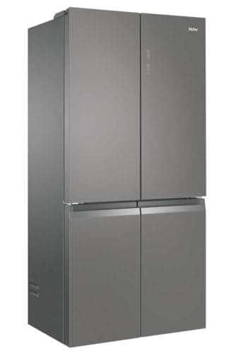 Haier HTF-540DGG7 Réfrigérateur combiné - Pose libre, 528L, 4 portes, Humidity Zone, Total No Frost Air Surround, My Zone Plus, Gris, Classe F