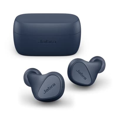 Jabra Elite 3 Écouteurs intra-auriculaires sans fil Bluetooth – Isolation du bruit avec 4 microphones intégrés pour des appels clairs, des basses riches, un son personnalisable et un mode mono – Bleu