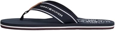 Tommy Hilfiger Tongs Homme Beach Sandal Bride Large, Bleu (Desert Sky), 42