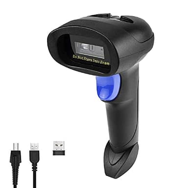NetumScan - Scanner de Codes-Barres sans Fil CCD, Lecteur de Codes-Barres Automatique USB Compatible avec Ordinateurs Portables PC et Mac, NSL6