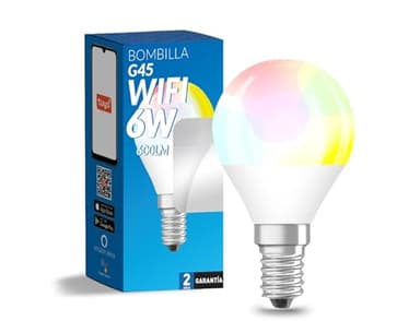 M Ledme - Ampoule LED intelligente WiFi, pas besoin de Hub, [Smarthome], Dimmable, 6W 600LM 80W équivalent, RGB & 2700K-6500K blanc froid à chaud, compatible avec Alexa/Google Home/Siri