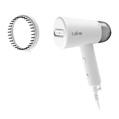 Calor Défroisseur à main, 1200 W, Jusqu'à 20g/min, Pliable, Format voyage, Design ultracompact, Temps de chauffe de 25 secondes, Origin Travel, YY5843FC, Gris Clair