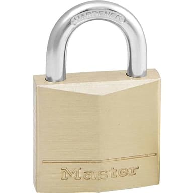 Master Lock 130EURD Cadenas à Clé en Laiton, Doré, 3 cm
