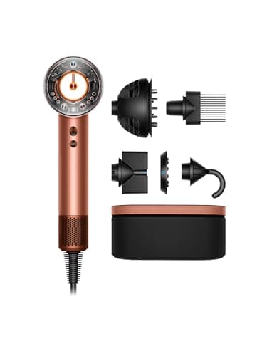 Dyson Supersonic Nural™ : sèche-cheveux - Cheveux bouclés à frisés (Soie Ambrée/Champagne Rose)