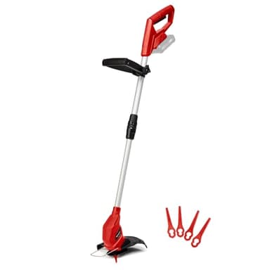 Einhell Coupe-bordures sans fil GC-CT 18/24 Li Power X-Change ( 18V, poignée de guidage télescopique à l'infini, 20 lames en plastique incluses) Livré avec Batterie 2,0 Ah et Chargeur