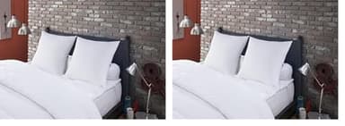 DODO | Oreiller Anti-acariens et Les Punaises de Lit 60x60 | Confort Médium | Oreiller Multi Protect | Douceur et Protection | Fabriqué en France | Lavable en Machine à 40°c (Lot de 2)