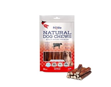 Frigera Nerf de Boeuf 15cm 250g Premium – Friandises Naturelles et Riches en protéines pour Chiens, sans Gluten ni céréales, Plaisir de Mastication Durable