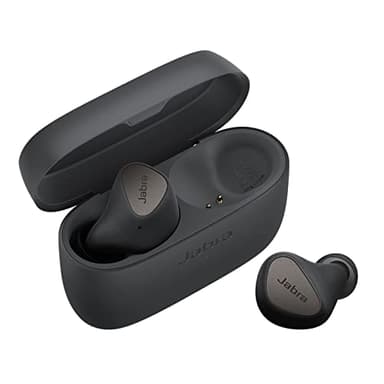 Jabra Elite 4 - Écouteurs sans Fil Bluetooth à réduction de Bruit Active - Discrets et Confortables, Lecture Tap Spotify, Google Fast Pair, Microsoft Swift Pair - Gris foncé (Reconditionné)