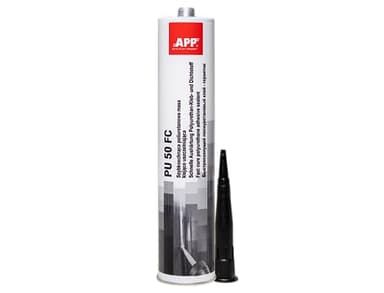 APP PU 50 FC - Colle-mastic carrosserie voiture | Colle polyuréthane flexible pour collage métal-verre | Mastic-colle étanche multi-matériaux | Noir | 310 ml