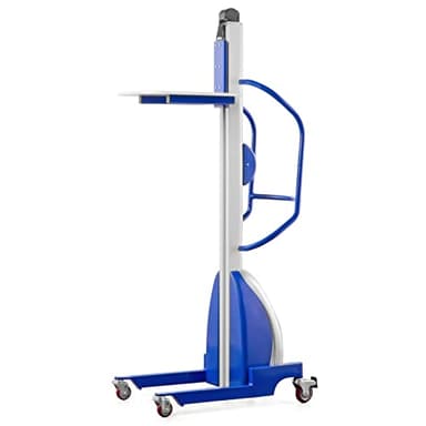 Pallit Gerbeur semi-électrique MINILIFT | Hauteur de levage 1420 mm | Capacité de charge 150 kg | Roues en PU | semi-électrique