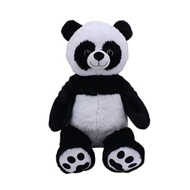 Pioupiou et Merveilles - Peluche Géante Fabrication Française XXL - Chouka Le Panda - 80 CM de Haut - Toute Douce pour Enfant Made in France -pour Tous Les Enfants - 16601