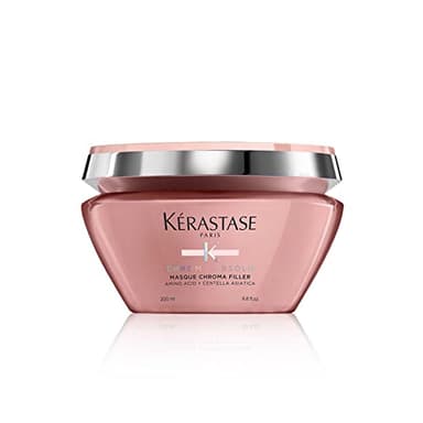 KÉRASTASE Chroma Absolu - Masque Chroma Filler - Masque Capillaire Anti-Porosité - Acide Aminé & Centella Asiatica - Cheveux Colorés Sensibilisés ou Abîmés - Moyens à Épais - 200 ml