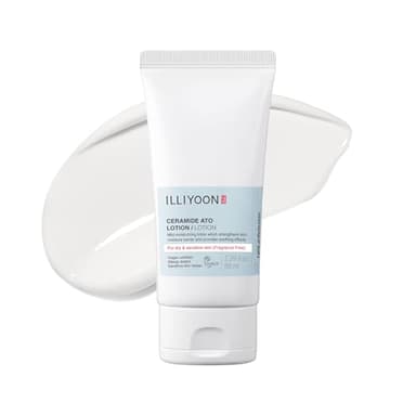 ILLIYOON Ceramide Ato Lotion 68ml, Renforcer restaurer la barrière cutanée avec Soy Ceramide pour les peaux sèches et sensibles, Hydratant doux pour les nourrissons & les adultes, Vegan, Sans Parfum