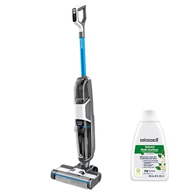 Bissell CrossWave HF3, Aspirateur Balai Laveur sans Fil, Aspire & Lave en Même Temps, Nettoyeur Eau et Poussière Léger, Autonomie de 25 Minutes, Nettoyeur a Eau Seulement pour Sols Durs, 3598N