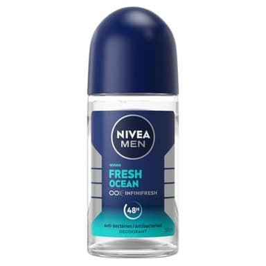 NIVEA MEN Déodorant Bille Fresh Ocean (1 x 50 ML), déodorant Homme Protection 48h