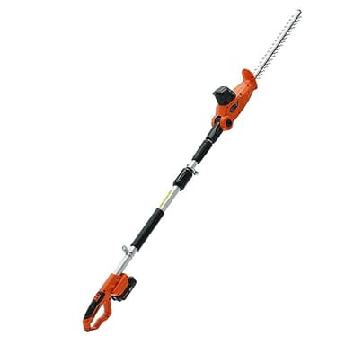 VEVOR Taille-Haie à Batterie 20 V sans Fil Lame en Acier à Double Tranchant 45,7 cm Perche Télescopique 188-239 cm Coupe Branches Électrique avec Chargeur Rapide pour Plantes Hautes