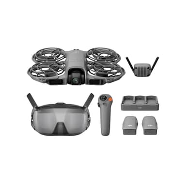 Bundle Motion Fly More DJI Neo 2 avec RC Motion 3 et Goggles N3, transmission stable avec émetteur-récepteur numérique, drone 4K pour débutants, vol FPV, 3 batteries