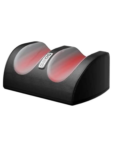 LAOBEN Masseur de Pieds Avec Chauffage, Massage Shiatsu PéTrissant, Relaxant Les Muscles Des Pieds et Des Jambes, Masseur de Jambes Avec Rouleaux de Massage, Cadeau Pour Maman, Papa et Amis