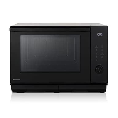 Panasonic NN-DS59NMETG Four à micro-Ondes Combiné 4-en-1 avec Gril, 27 Litres, 1000W, Cuisson à Deux niveaux, Capteur Genius, 32 Programmes Automatiques, Plateau Gril, Nettoyage Facile, Noir