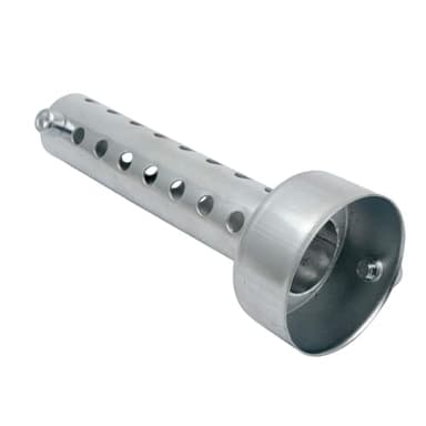 Silencieux moto, Kacepar 48mm DB Killer Muffler Baffle, Universal Exhaust Pipe Silencer Noise Canceller, Can Noise Muffler Removable Silencer, Silver, 1 Piece