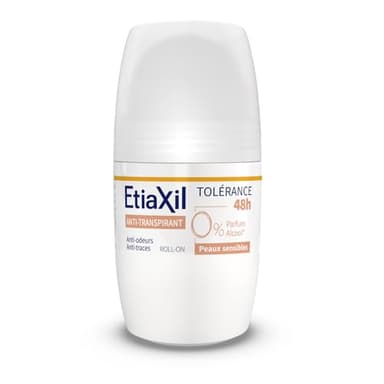 Etiaxil Anti-Transpirant Tolérance 48H Peaux Sensibles Roll-On 50 ml